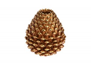 Подсвечник «Шишка» золотой