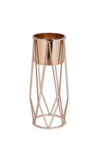 Подставка под цветы золотая