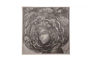 Холст «Нежность-1» в багете серебро